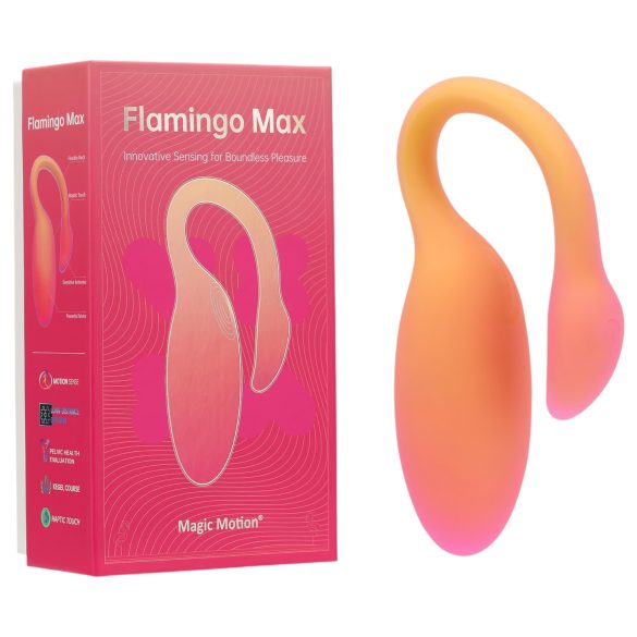 Chytré vibrační vajíčko Magic Motion Flamingo Max (oranžové)