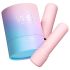 Vush Pop Gloss - růžový vodotěsný mini vibrátor s akumulátorem