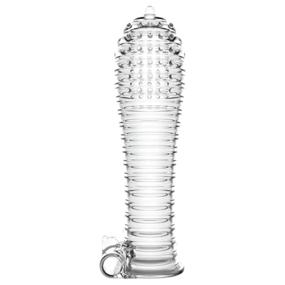 Osamělý - vibrační návlek na penis (transparentní)