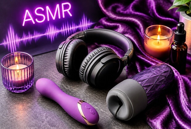 ASMR sex: Jak využít zvuk, dotek a erotické pomůcky?