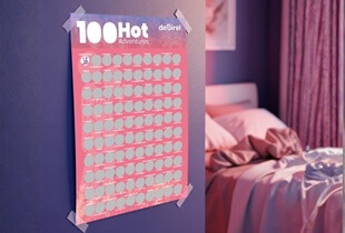 100 sexuálních pozic ke setření: tvoje mapa vzrušení do ložnice