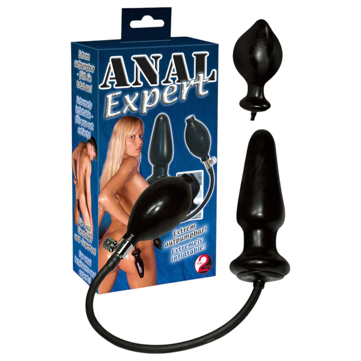 Anální kolík Latex Expert
