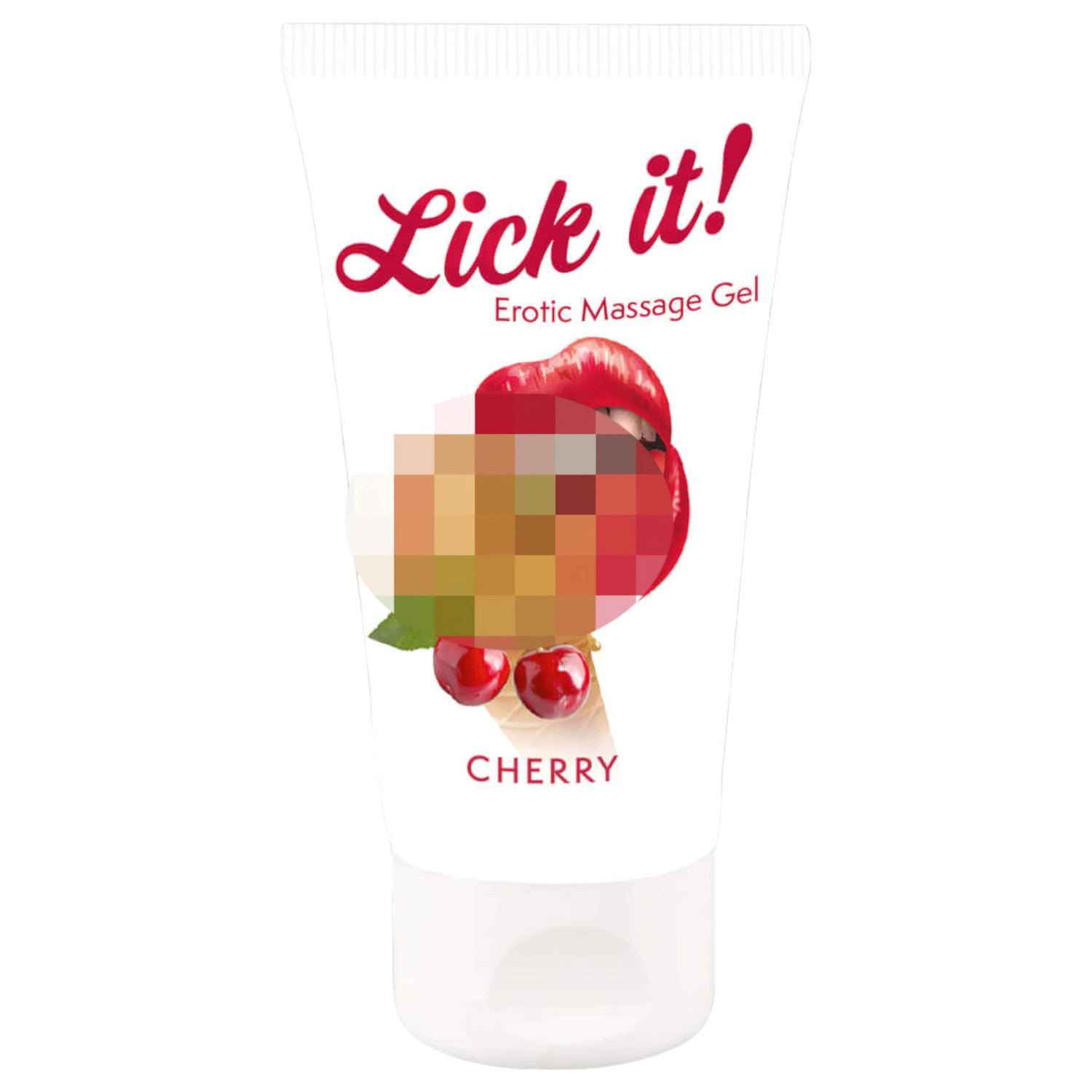 Lick it! - jedlý lubrikační gel 2v1 - třešeň - 50ml