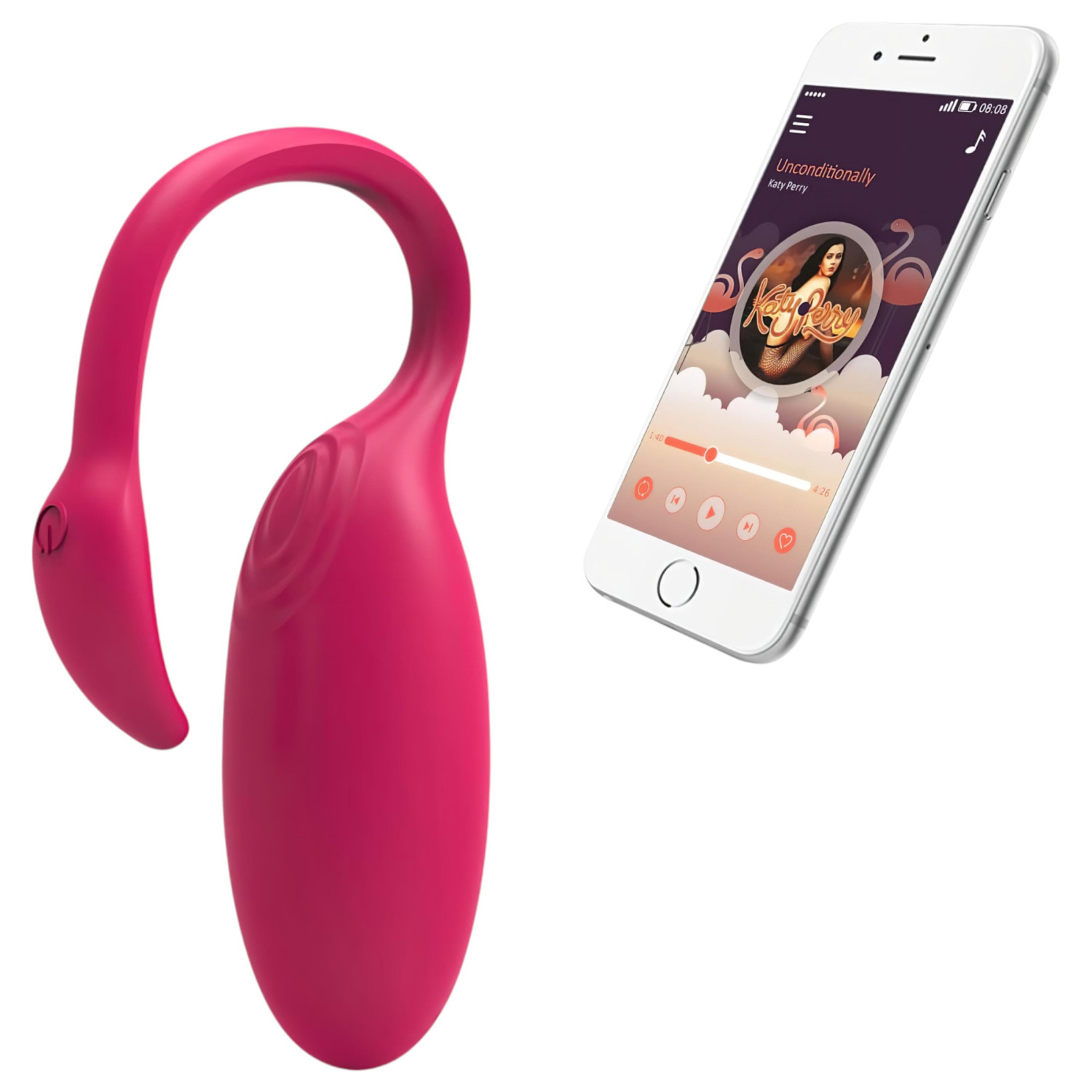 Magic Motion Flamingo - vibrátor ovládaný aplikací (růžový)